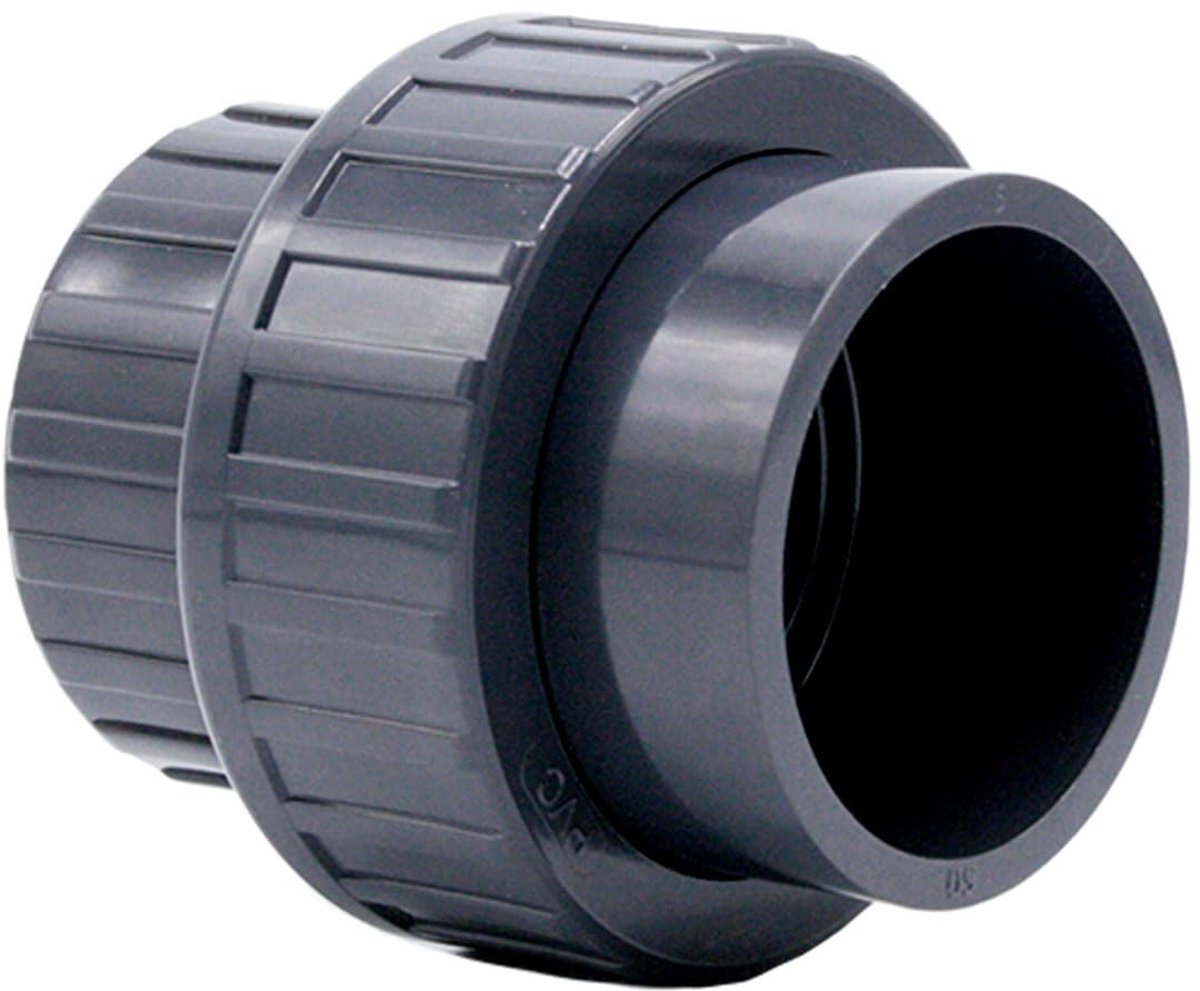 schroefkoppeling union I loskoppelbaar met O-ring I 50 mm lijmmof x 1 1/2 binnendraad I voor zwembadleidingen pomp kraan debietmeter I bm246