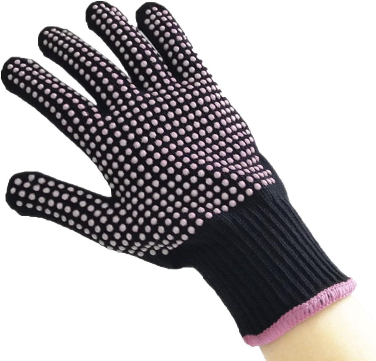 Hittebestendige Handschoenen - Kappershandschoen Styling - Haar Stijlen - Beschermt Tegen Brandwonden - 248 x 15 cm - Zwart