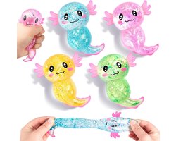 Squishies - Axolotl Stressbal - Slow Rising Kawaii Knijpbal - Speelgoed