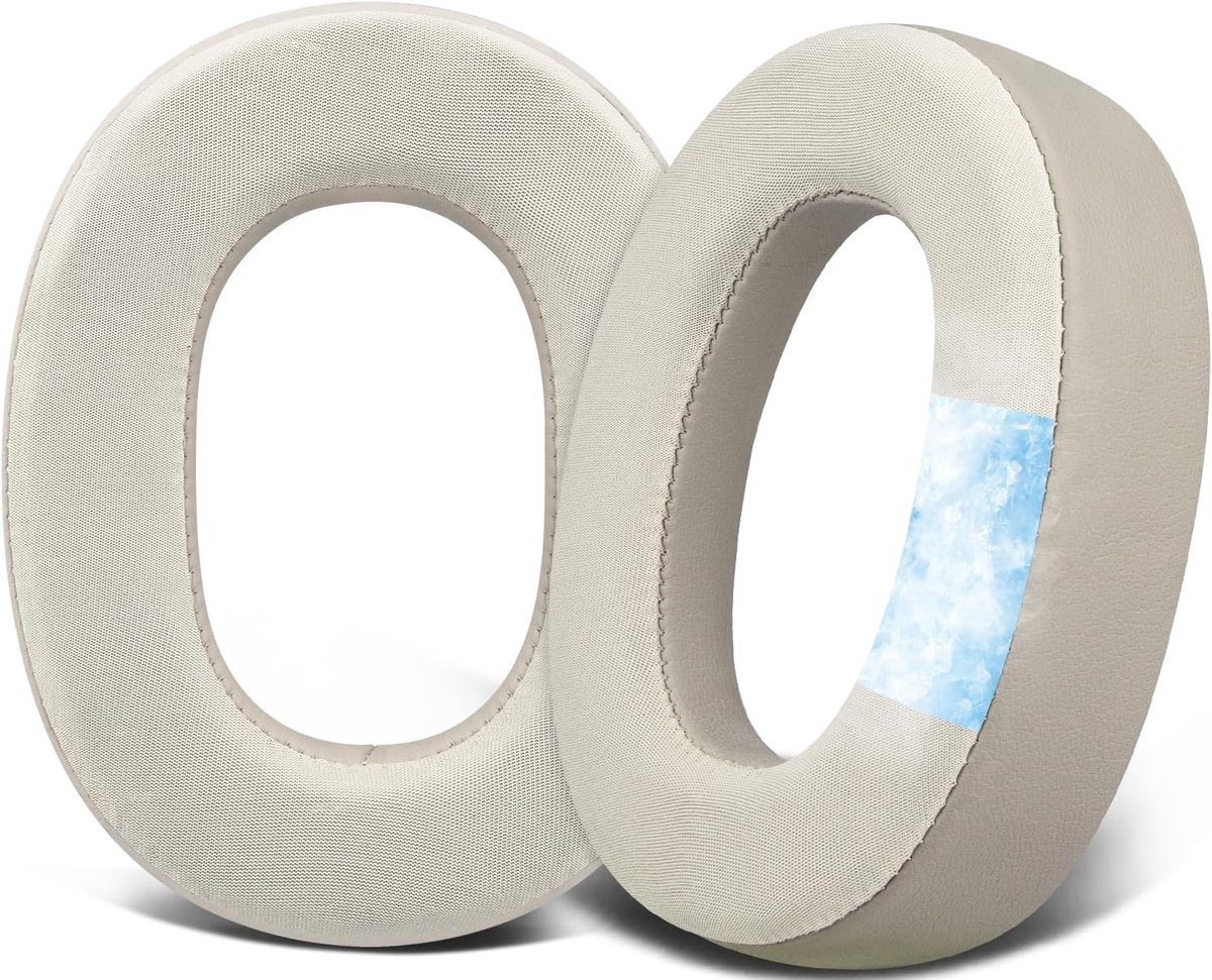 Oorkussens Vervanging voor Jabra Evolve2 85 UC/Evolve 2 85 MS Draadloze Headset (Past niet op Elite 85H), Earpads Cushions met Ice Silk Stof, Geluidsisolatie Schuim