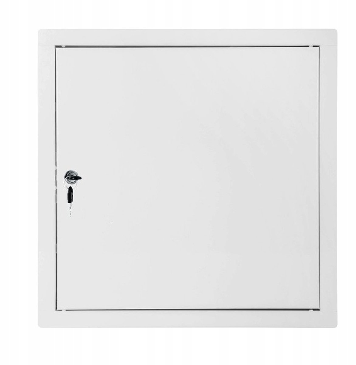 Metalen Inspectieluik Wit 20x20 cm met Slot