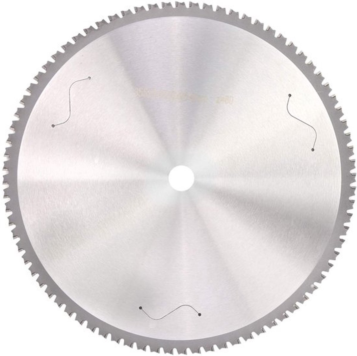 Cirkelzaagblad 355 mm - Snelstaal - 80 Tanden - Metalen Doorslijpschijf - Negatieve Front Rake Hoek - Dikte 2,6 mm - Zaagblad