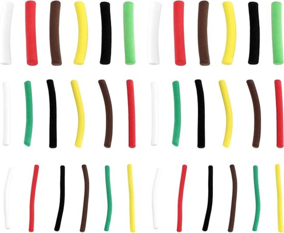 Vliegbinden - Droge Vliegen - Foam Cilinder - 5cm - Parachute Post - Geschikt voor - 36 Stuks - Sjorren - Geschikt voor Droge Vliegen - Foam Cilinder 5cm - 36 Stuks
