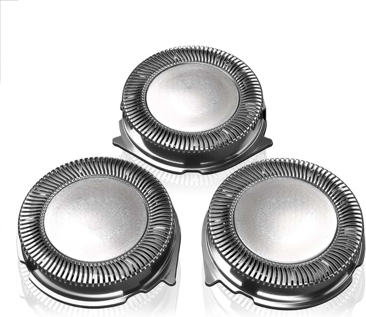 Scheerkop compatibel met Philips Series 3000, 1000, Star Wars, Aquatouch, 360° roterend systeem, eenvoudig te reinigen (3 stuks)
