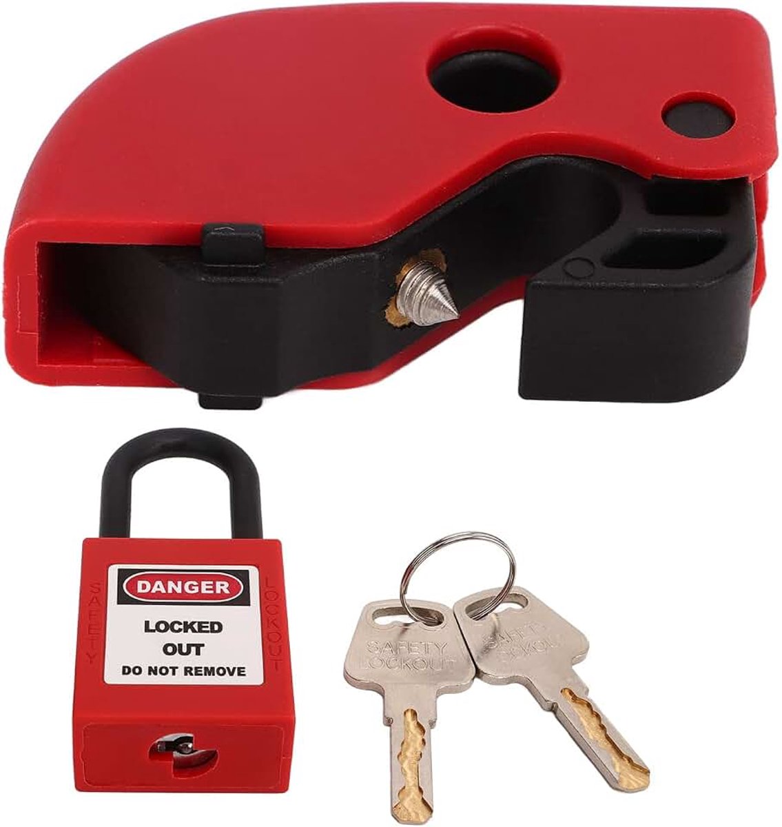 Stroomonderbreker Lockout Set Safe Compact Eenvoudig Installatiebrekervergrendelingsapparaat