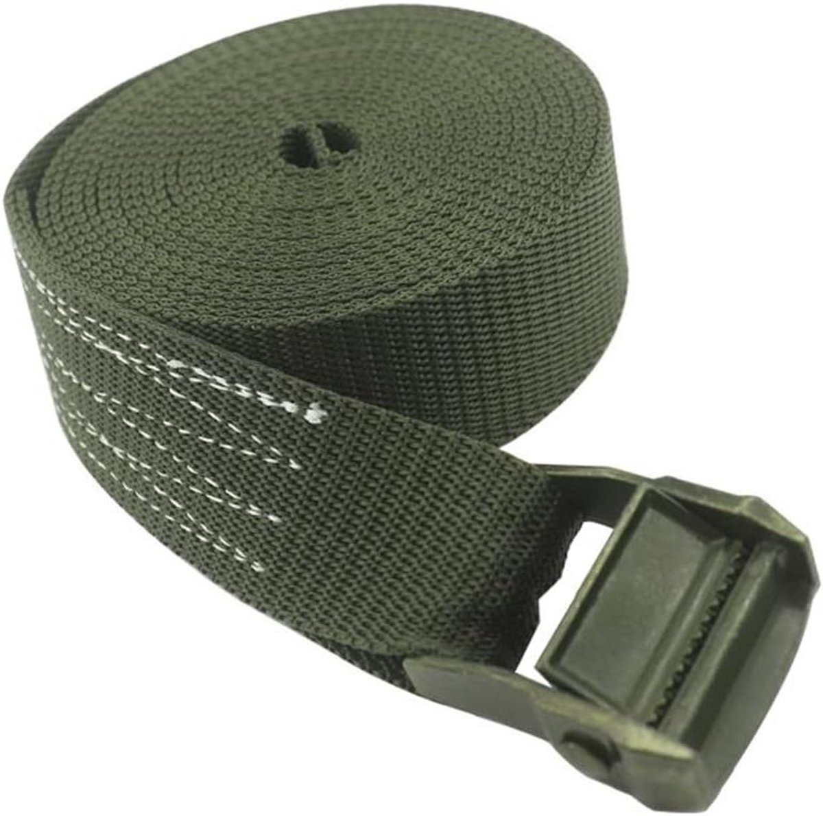 Spanband met Ratel - Bindband Ladingzekering - Goederen Vervoeren - Hoge Sterkte Polyester - 5 Meter - Groen