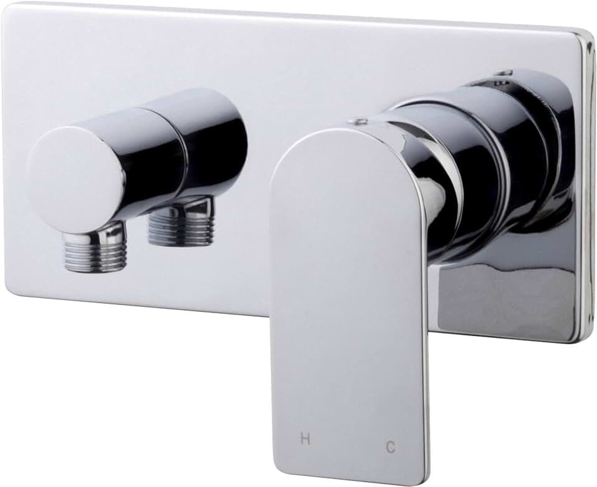 1-hendel douchethermostaat Chroom