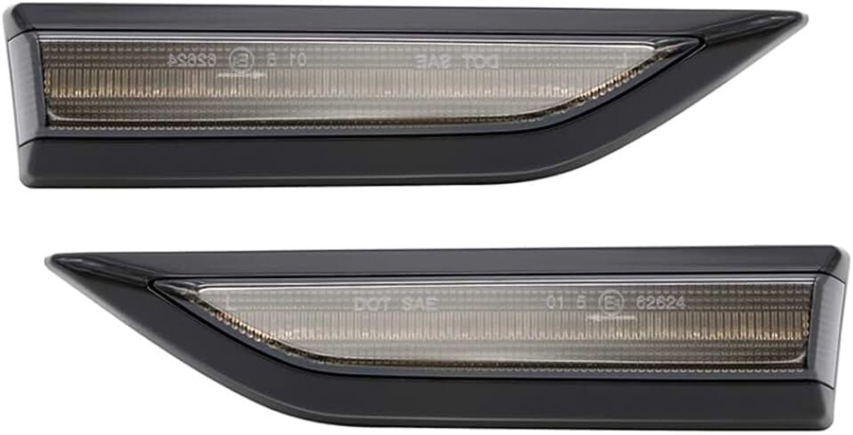 LED Zijknipperlichten passend voor Volkswagen Caddy IV 2015-2020 - Rookgrijs- incl. Dynamic Running Light