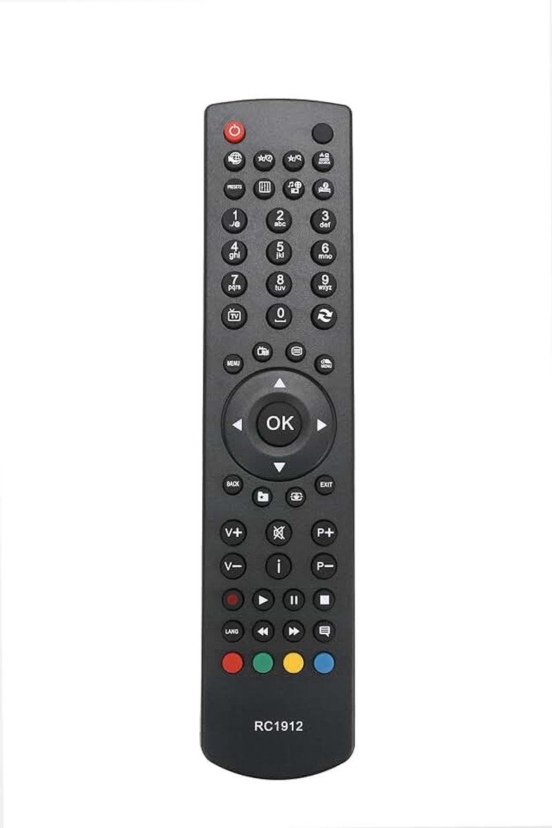 RC1912 RC-1912 Vervang afstandsbediening voor Telefunken D39F185N3 D40F125R3C D40F127I3 L19H97DI3 L22F185D3D L24H125A3D L24H125B3D L24H125B3D L24H1225B3D L24H1225B3D L24H1225B3D L25N2 L