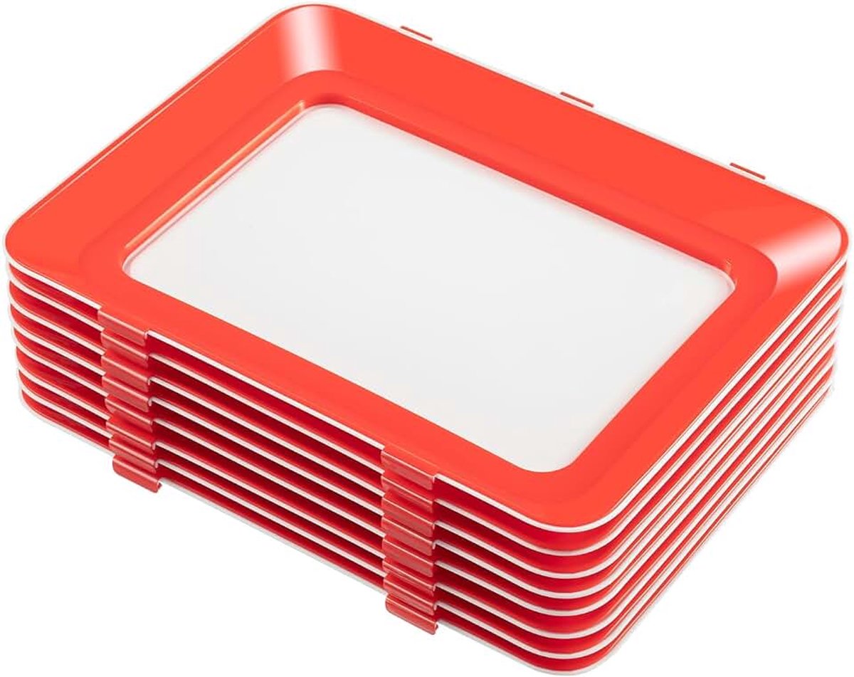 8 stuks voedselbewaarbak, stapelbare vershoudbakjes, creatieve voorraaddozen, keukenhulp, herbruikbare vacuümafdichting, vershouddozen voor de koelkast
