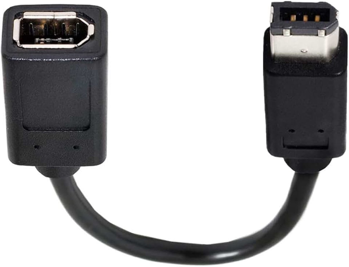 1394 6Pin Vrouwelijke naar 1394a 6Pin Mannelijke Uitbreiding Data Video Capture Card Firewire 400 tot 400 Kabel 20cm