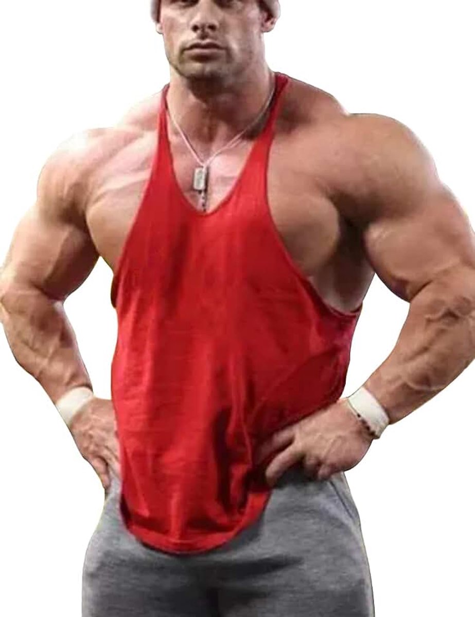 Y-Terug Bodybuilding Training Stringer Tops Spier Mouwloze T-shirts
