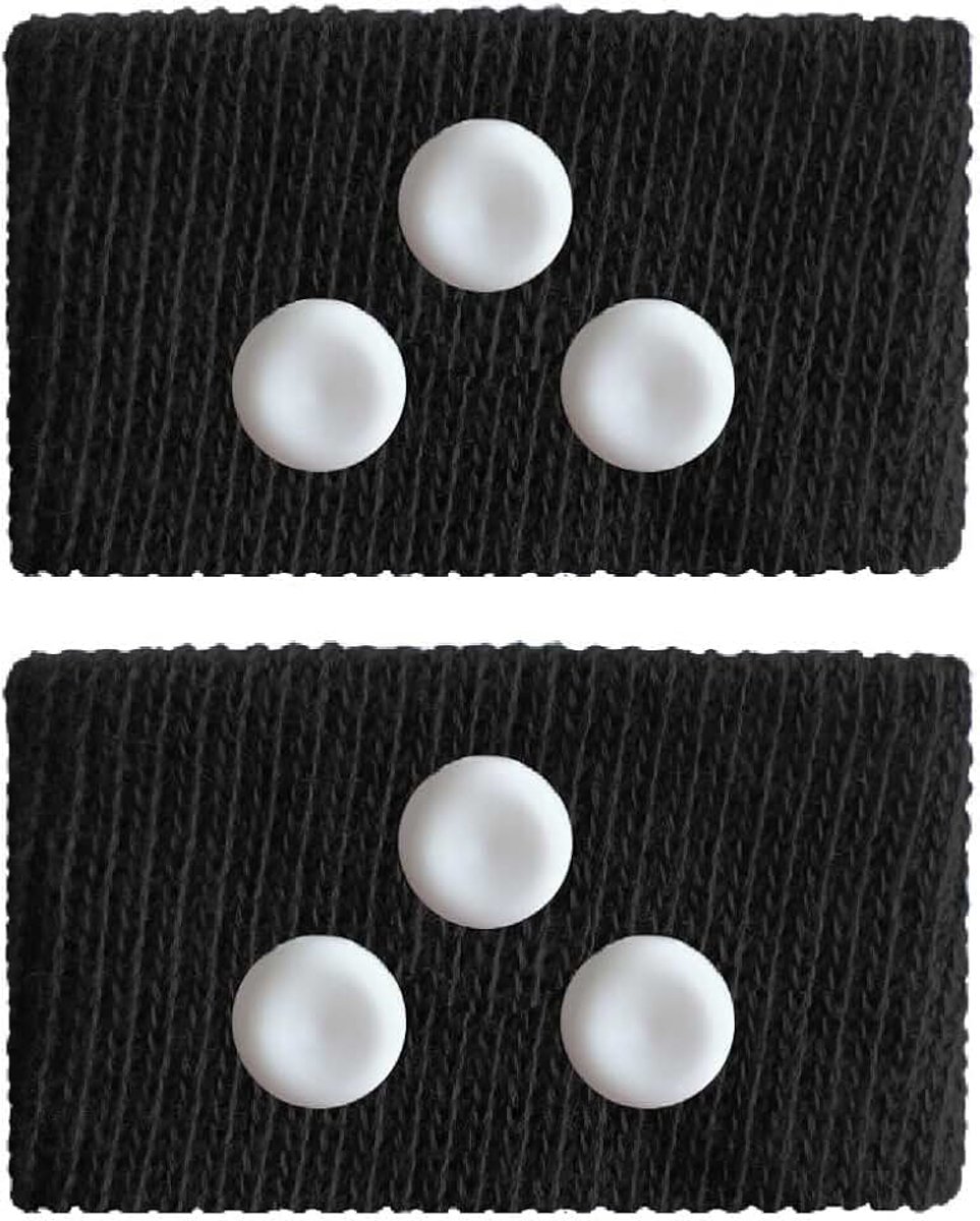 1 paar acupressuurarmband, acupressuurband, anti-misselijkheid, polsbanden voor volwassenen en kinderen, acupressuurarmbanden voor zwangerschapsmisselijkheid, zeeziekte, reismisselijkheid