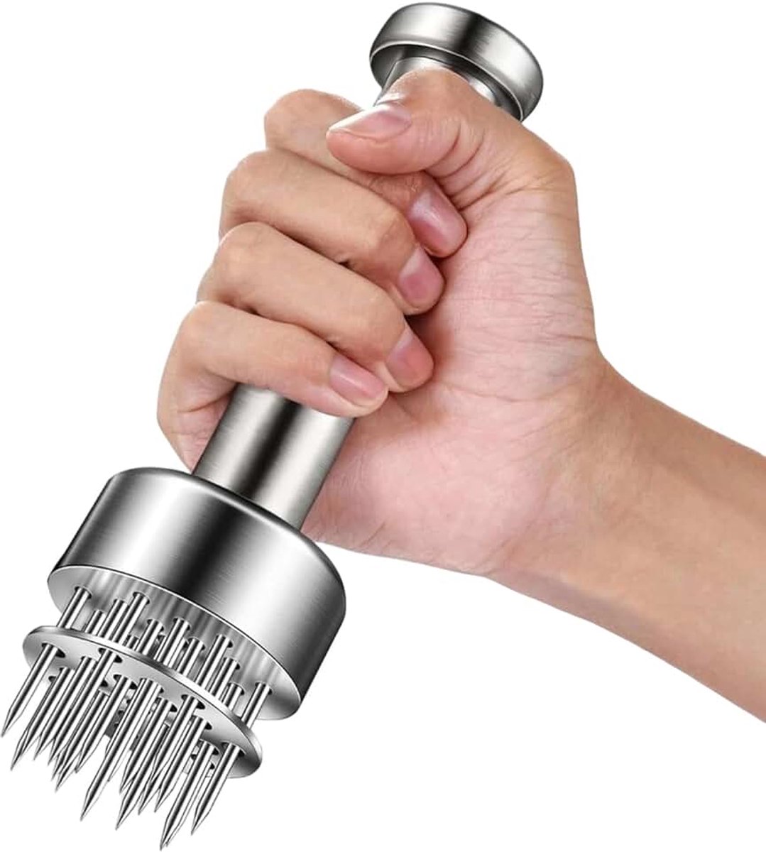 Vlees Tenderizer, Handmatig mals Gadget, Kip Tenderizer met 21 Naalden - voor Thuis Keuken Koken Varkensvlees Rundvlees Steak Turkije