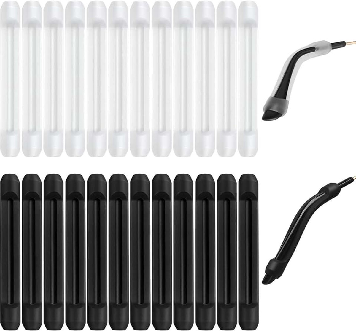 12 Pairs Siliconen Brillen Oorkussens Brillen Pads Anti Slip Bril Oorhaak Lenzenvloeistof Strap Houder voor Lezen