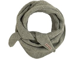 Knit Factory Yuna Mini Driehoeksjaal - Urban Green - 125x35 cm