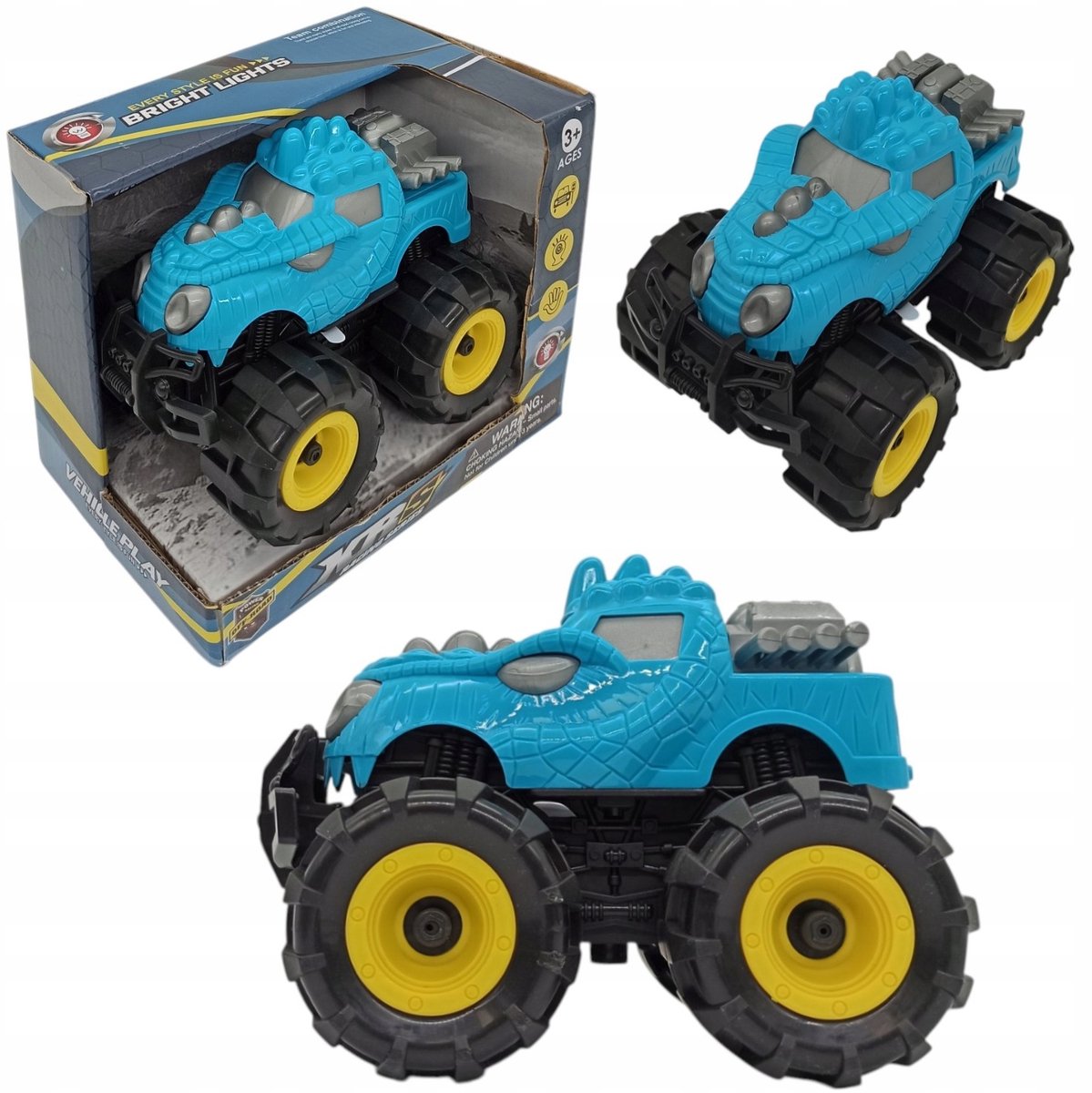 Monster Truck Dinosaurus Speelgoedauto 3+ met lichteffecten