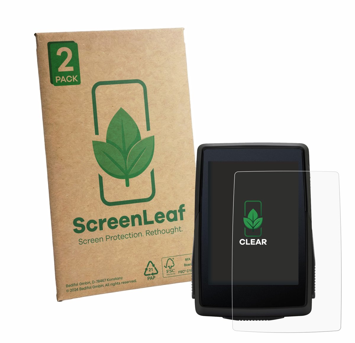 2 Stuks Screenprotector voor Sigma ROX 4.0 SE - Hoogwaardige Beschermfolie transparant