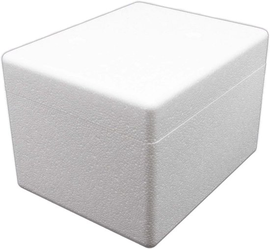 Piepschuimbox Thermobox - Isolatiebox Styropor - Vervoer Bescherming - Goede Isolatie - 36 Liter - Wit — afbeelding 4
