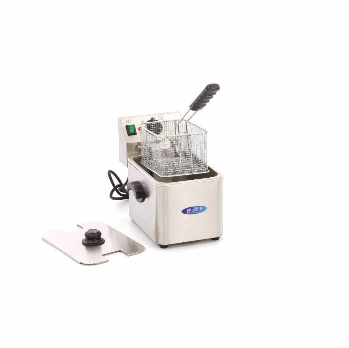 Frituurpan - Friteuse - Luxe Frituren - RVS Tafelmodel - 4 Liter - Zilver