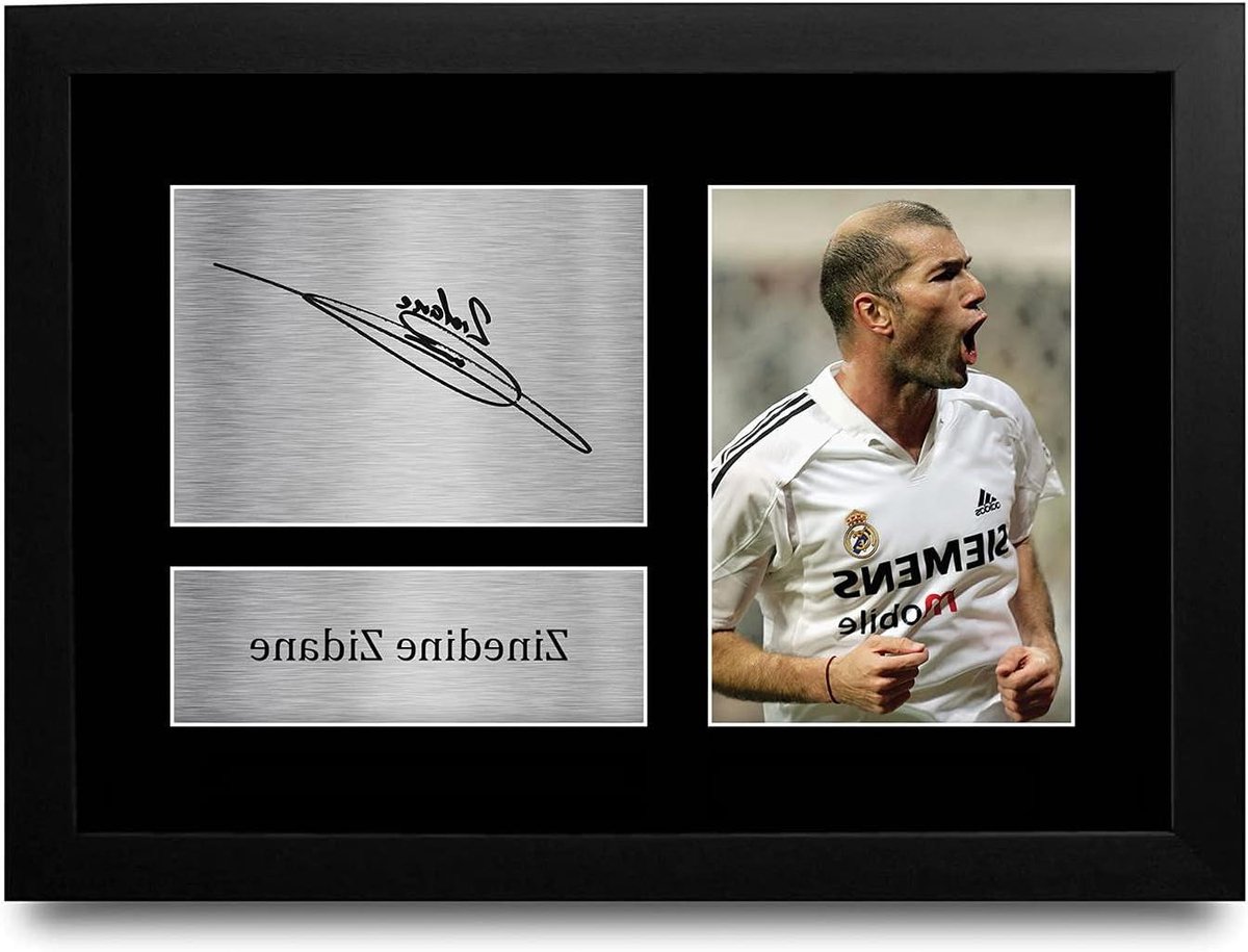 Gedrukte Foto Display - Wanddecoratie Fan - Verjaardagscadeau - A4 Ingelijst Formaat - 33x24x0.5 cm - Zwart