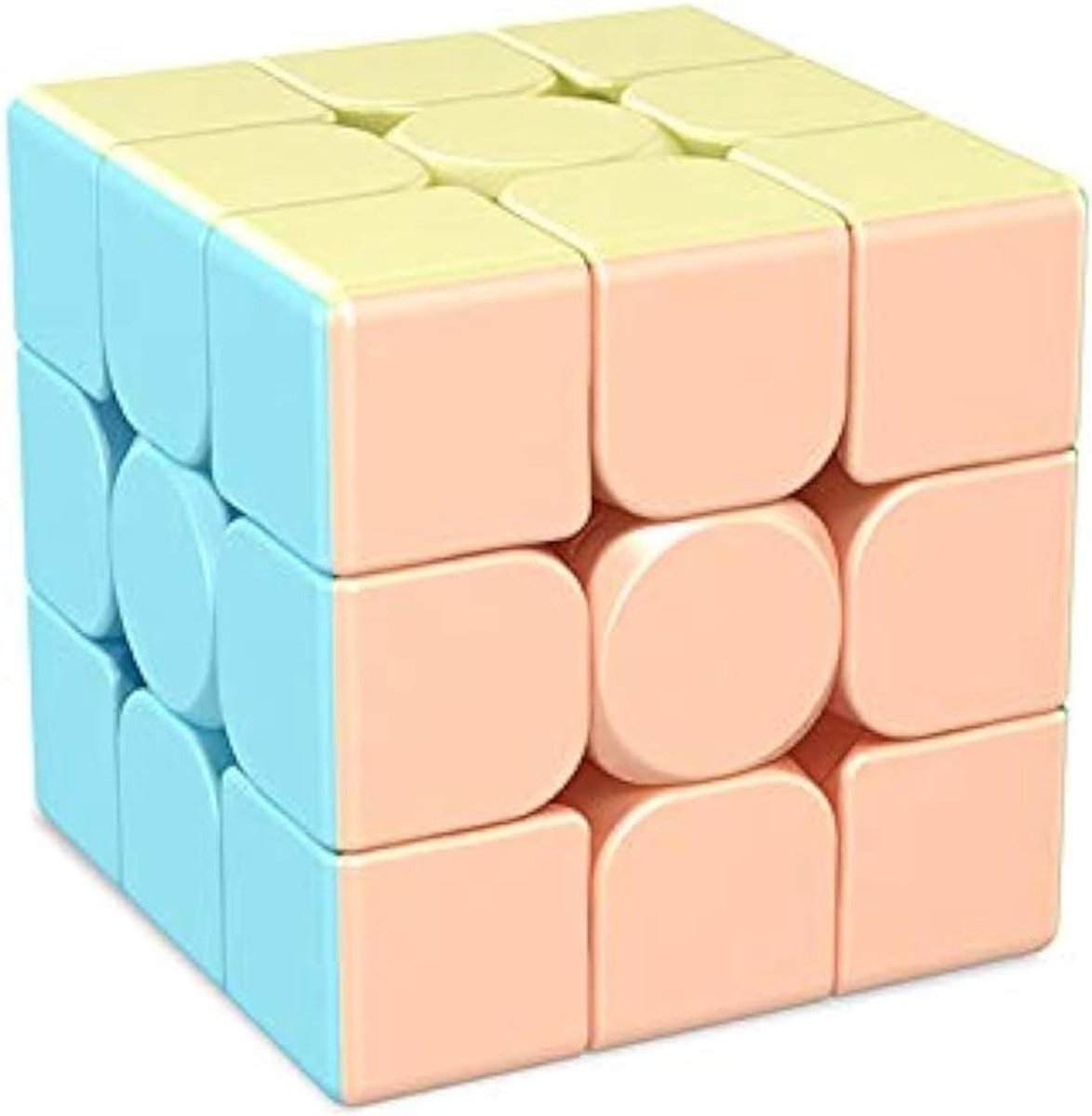 Draai Puzzel - 3x3 Kubus - Mentale Training - Verstelbare Spanning - 5.5 cm - Pastel