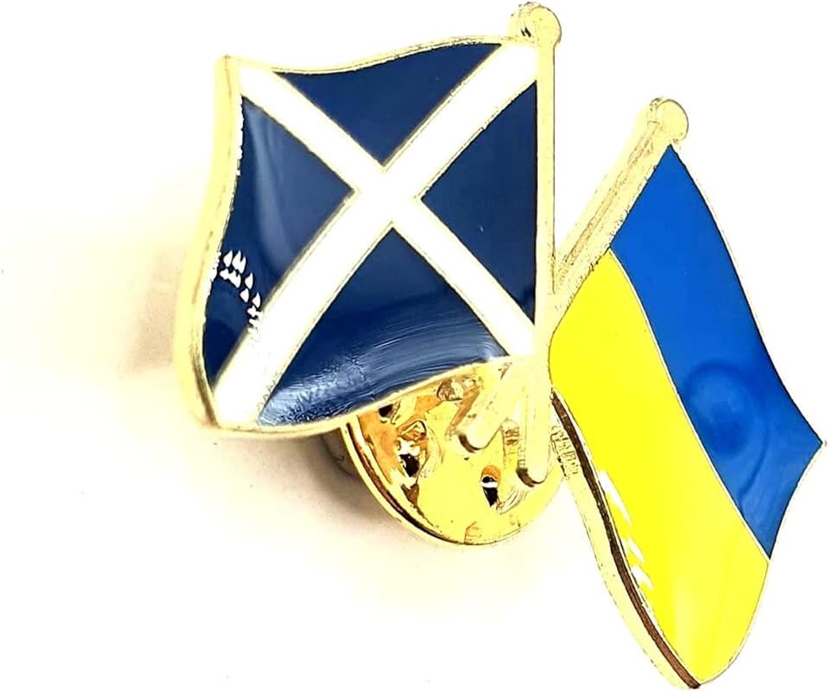 Schotland Schotse Saltire Verenigd Koninkrijk Verenigd Koninkrijk Verenigd Koninkrijk Vriendschap Metalen Emaille Land Vlaggen Pin Badge, Metaal