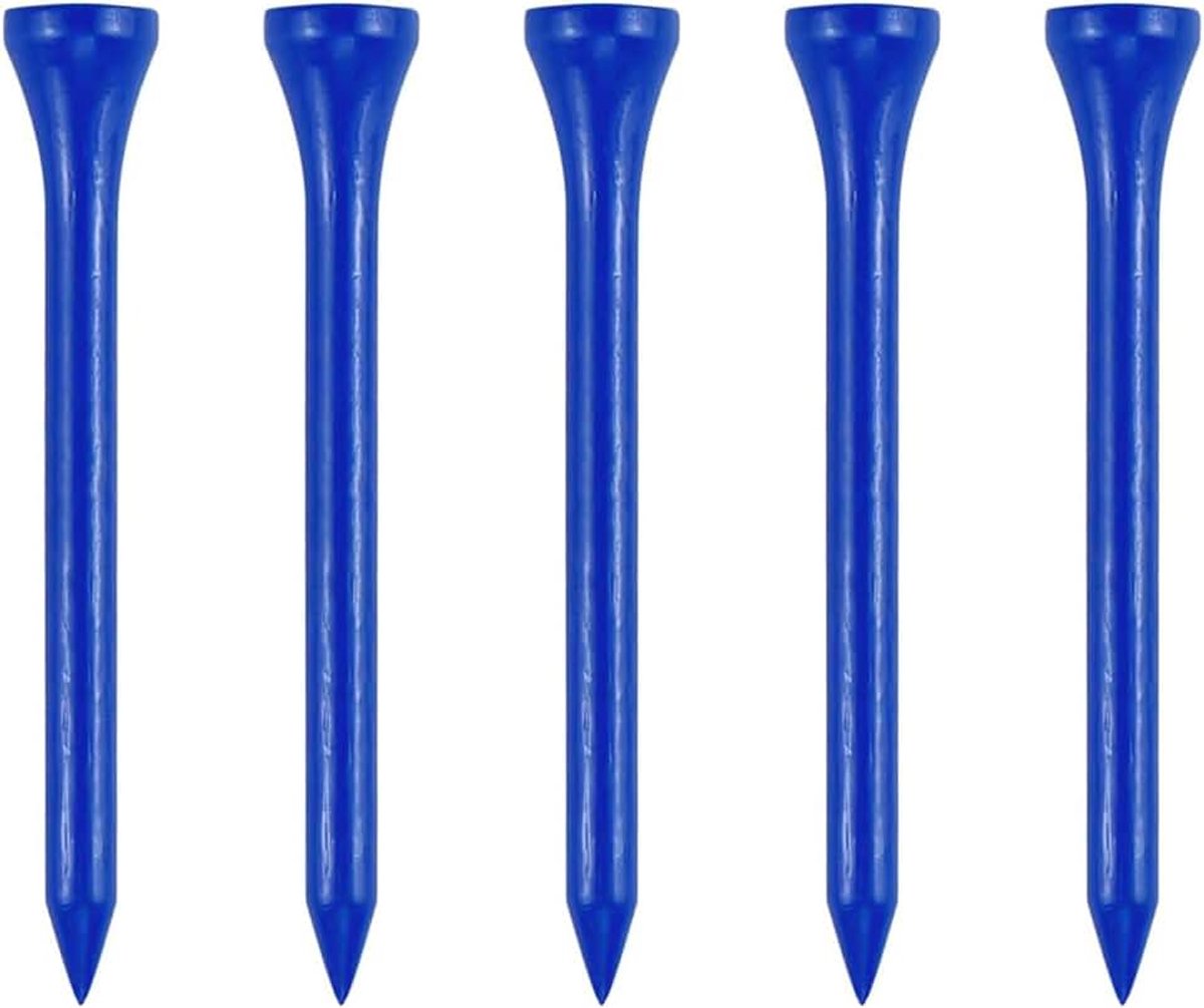 Tees 2-3/4" 100 Count, Lange Golf Houten Tees - Blauw, 70mm