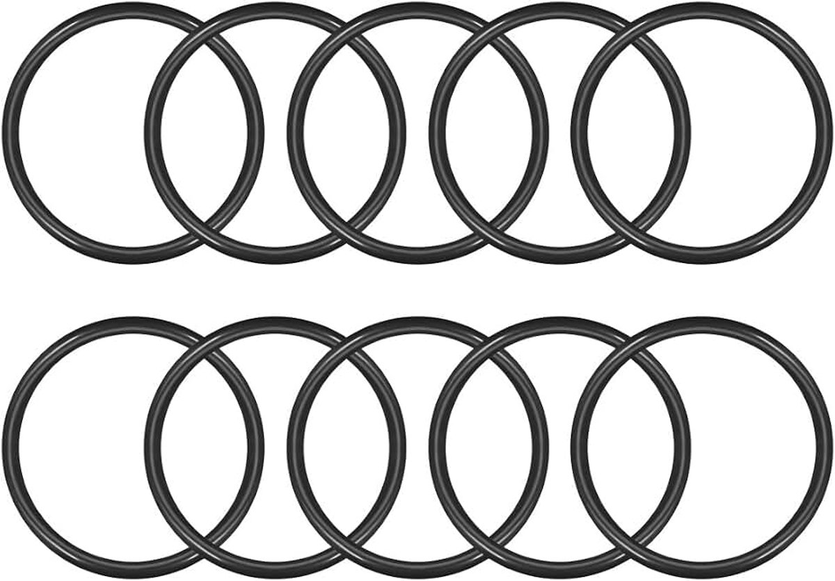 Sourcing map Nitrilrubber O-afdichtingen 60 mm OD 52 mm ID 4 mm breedte metrische afdichting 10 stuks