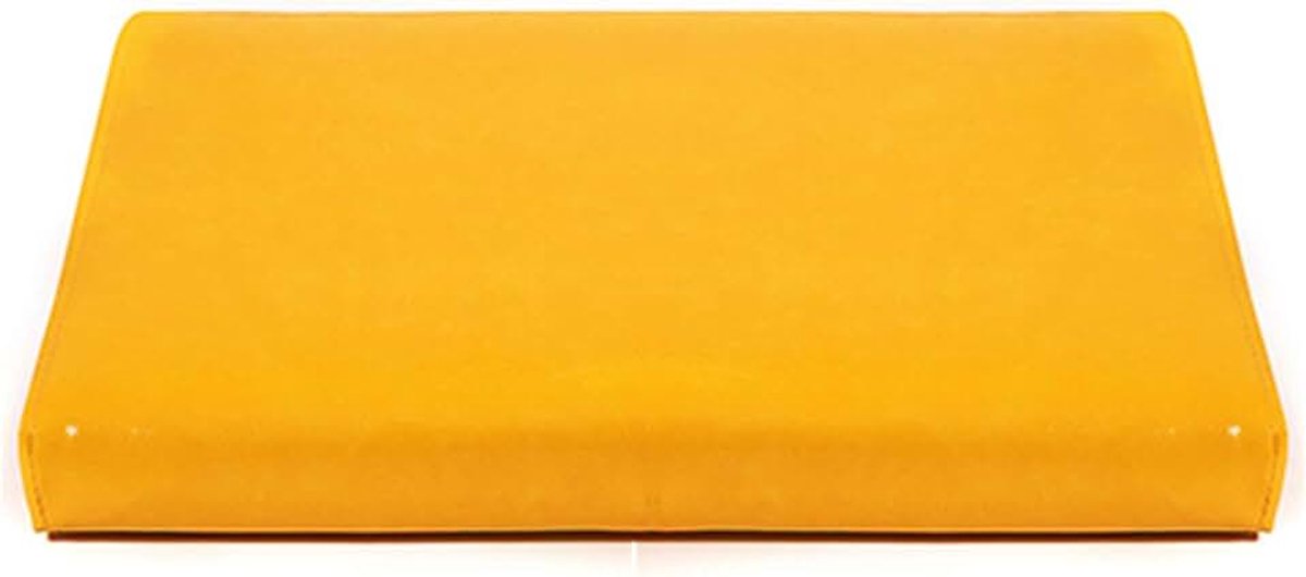 Wangk Bank Zitkussen, PU Bank Lederen kussen, Bank Kussen Rechthoek Zacht Chaise Stoel Kussen voor Indoor Outdoor Patio Tuin Metaal of Houten Bank-Geel 150 * 40 * 5cm (59 * 16 * 2in)