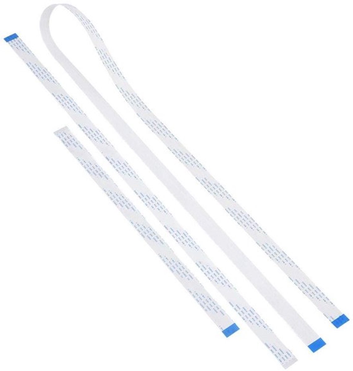- Camera Module Kabel - Flexibel - 30 cm 50 cm 100 cm - FFC Flexibele Platte Kabel - Voor Camera's - Zwart - 3 Stuks