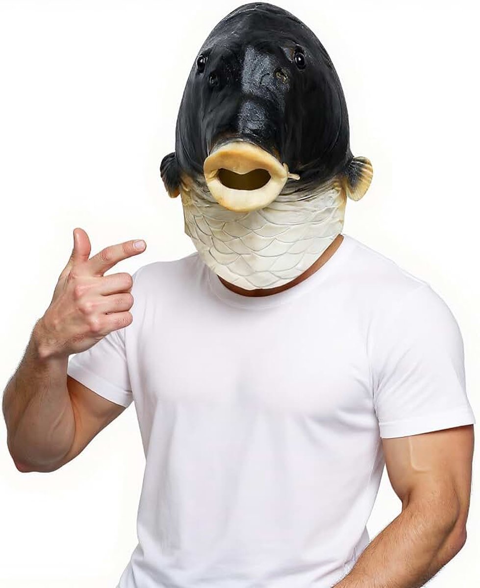 Vismasker dierkostuums voor volwassenen grappig masker creatief cadeau voor Halloween carnaval kostuum party parade cosplay