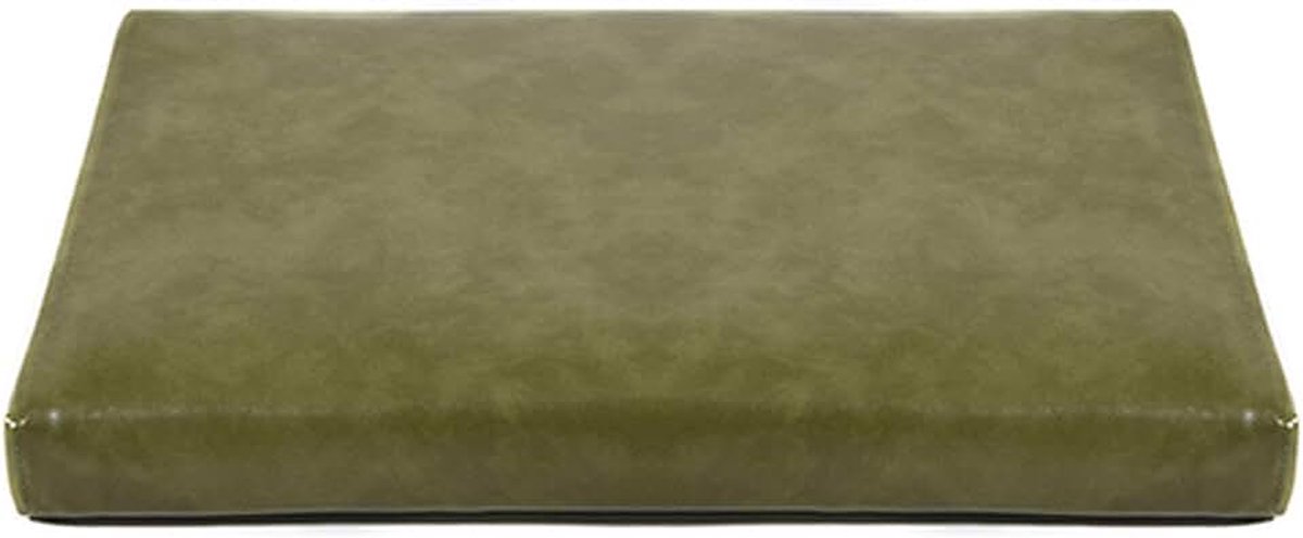 Wangk Stof Kunstleer Bank Kussen Pad Tuin Waterdicht Slijtvast Krasbestendig Antislip Settee Kussen Voor Patio Stoel Meubels-Matcha groen 120 * 40 * 5cm (47 * 16 * 2in)