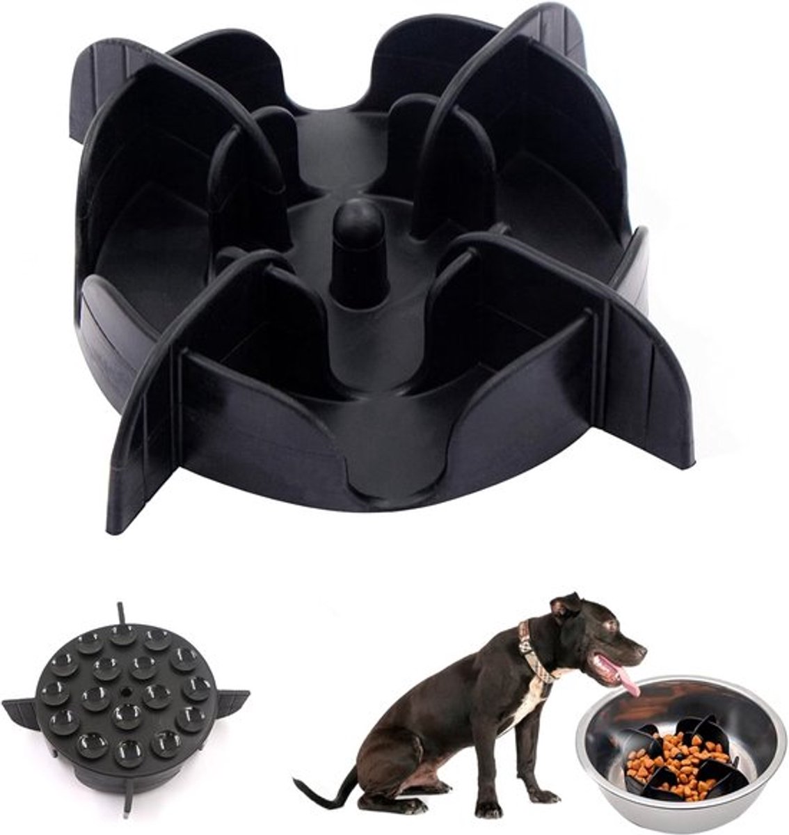 Slow feeder-kom voor honden - verlicht de spijsvertering