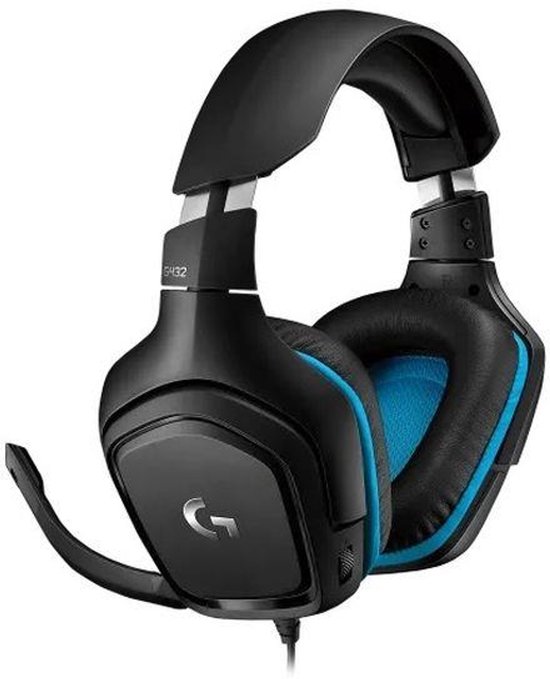 Logitech G432 - Bedrade Gaming Headset - Multiplatform - Blauw