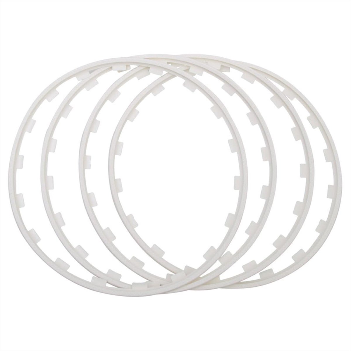 Wielvelg Beschermers - Velg Rand Bescherming - Velgen Beschermen - Sterke Slagvastheid - 16-20 inch - Zwart