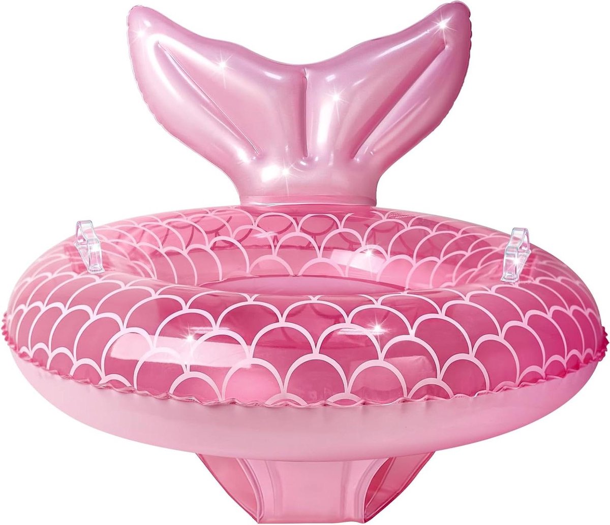 Baby Zwemband - Zeemeermin Float - Veilig Zwemmen - Met Handvatten - Tot 80 Pond - Roze