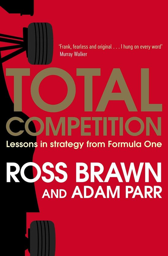 Couverture du livre Total Competition, avec le titre en gros caractères et une illustration de voiture de course.