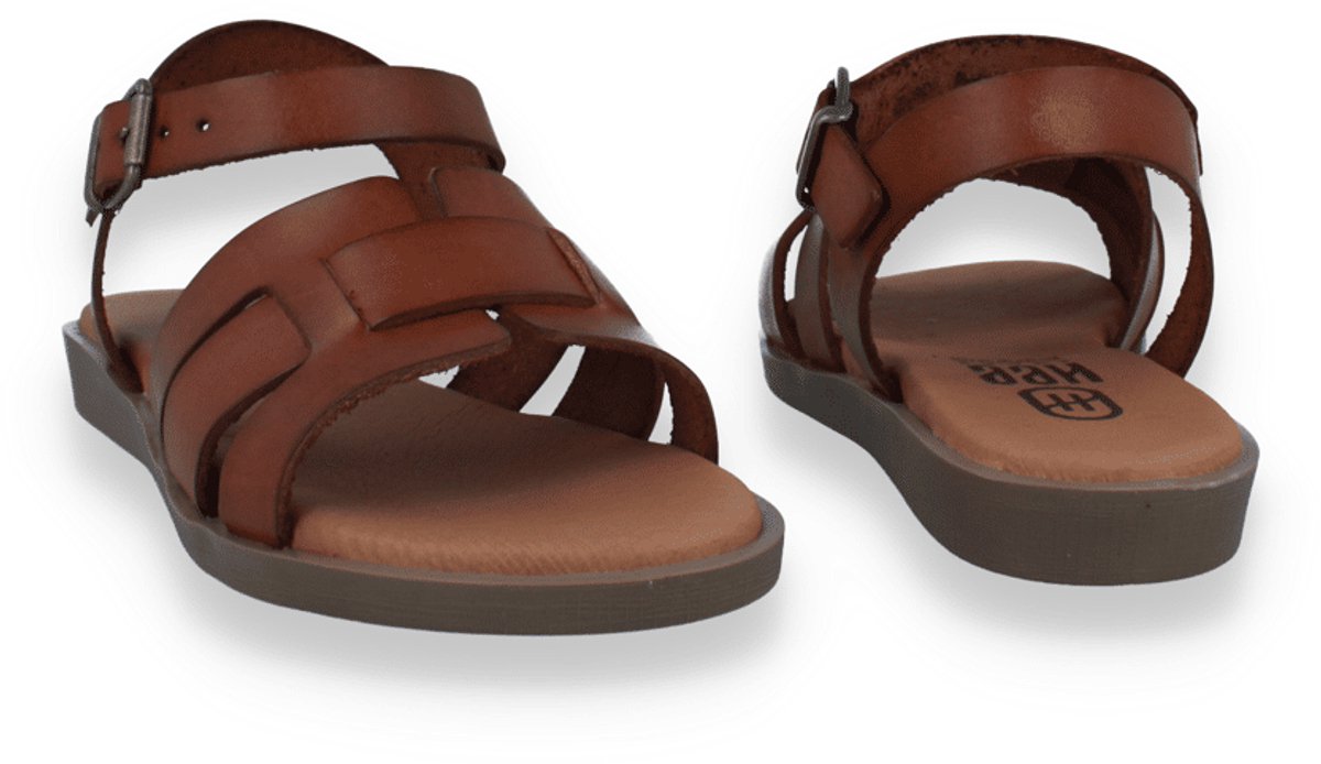 Hee! Dames Sandaal | Cognac | Maat: 40