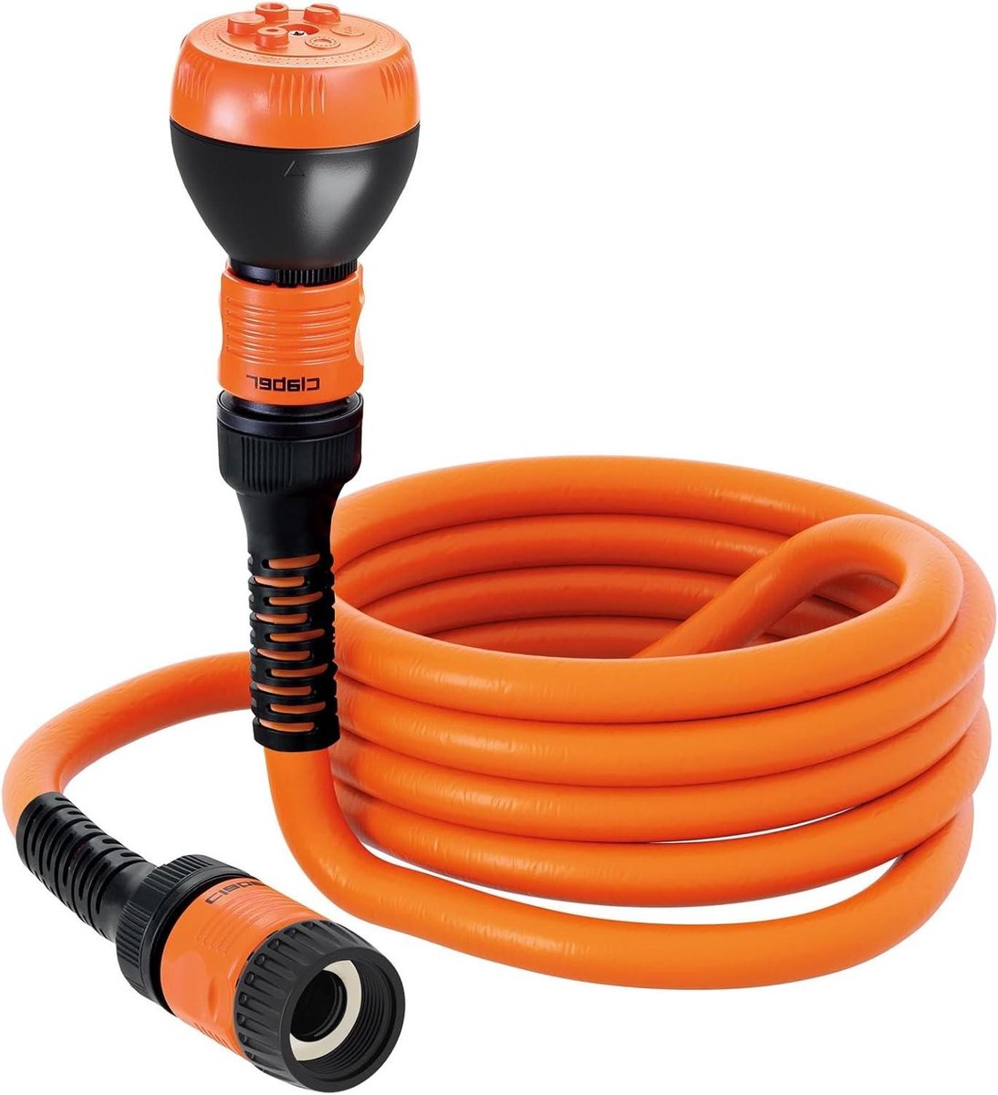 Verlengbare Tuinslang - Flexibele Slang - Tuin en Terras - Uitschuifbaar tot 15m - 147mm Diameter - Oranje