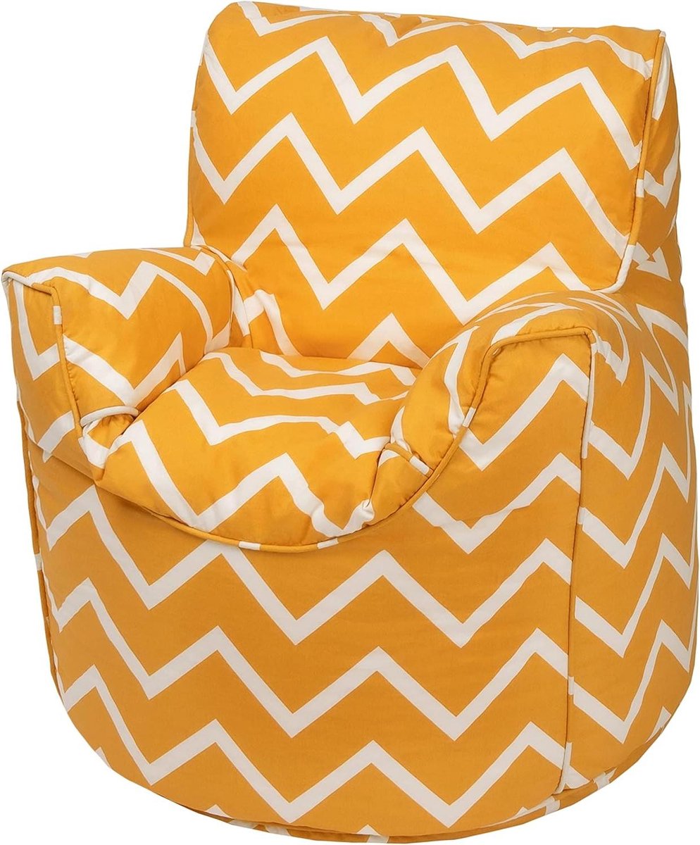 Kinder Zitzak - Kindermeubel Bank - Ontspannen Lezen - Ergonomisch Ontworpen - 50 x 50 x 60 cm - Zigzag