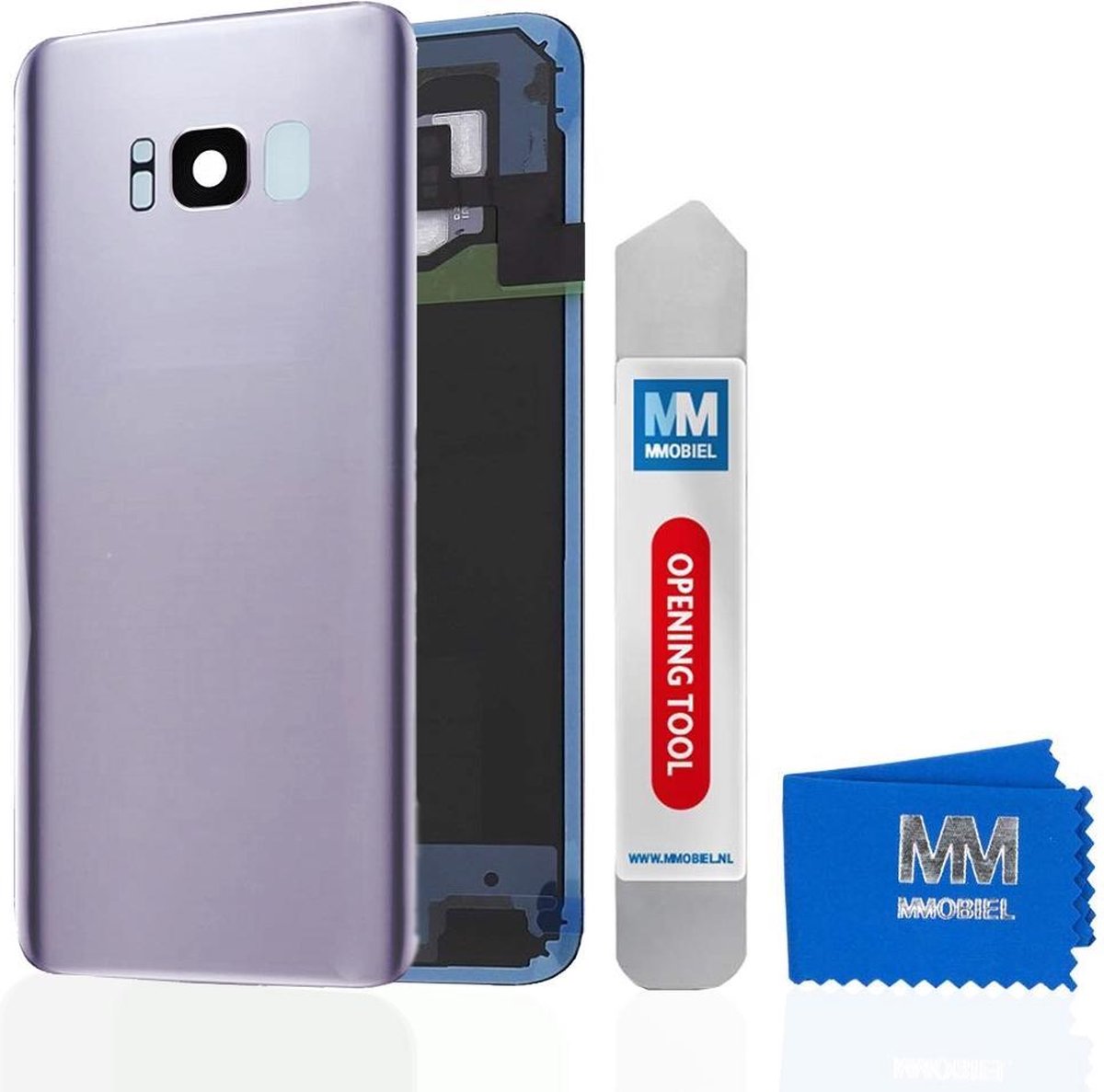 MMOBIEL Back Cover incl. Lens voor Samsung Galaxy S8 Plus G955 (GRIJS)