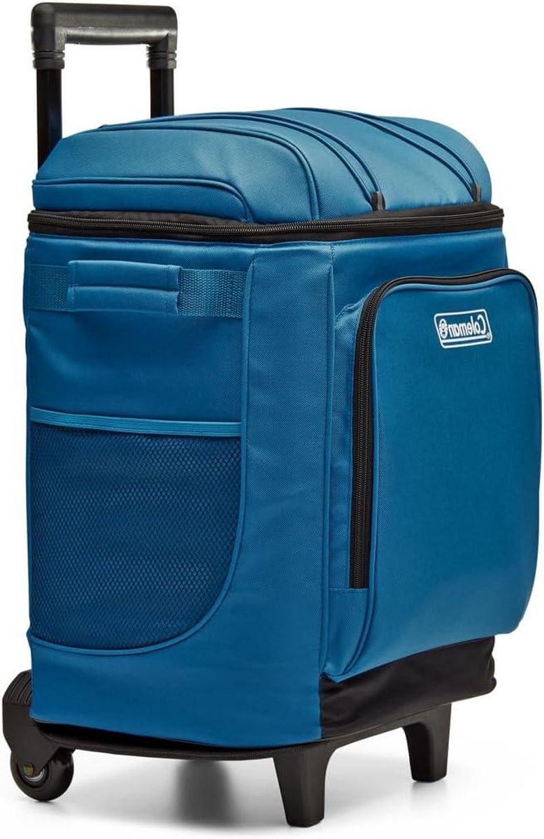 Rolkoeler Tas - Isolerende Koelbox - Buitenactiviteiten - Lekvrij Ontwerp - 42 Blikjes - Blauw