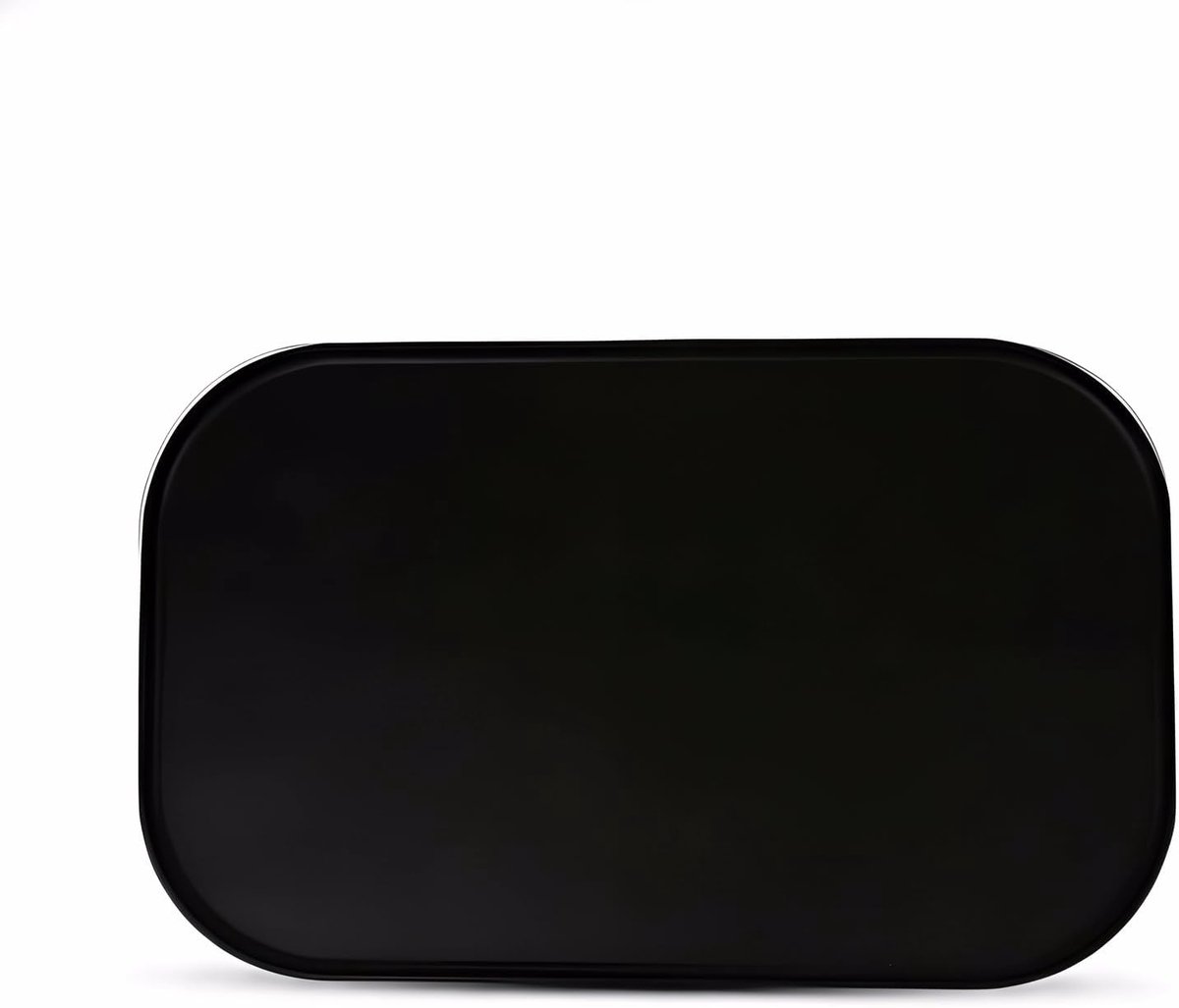 Voerbakmat voor katten en honden, siliconen, 44 x 27 cm, antislip voermat met hoge rand, waterdichte onderlegger voor voer- en waterbakken, BPA-vrij, vloerbeschermingsmat (zwart)