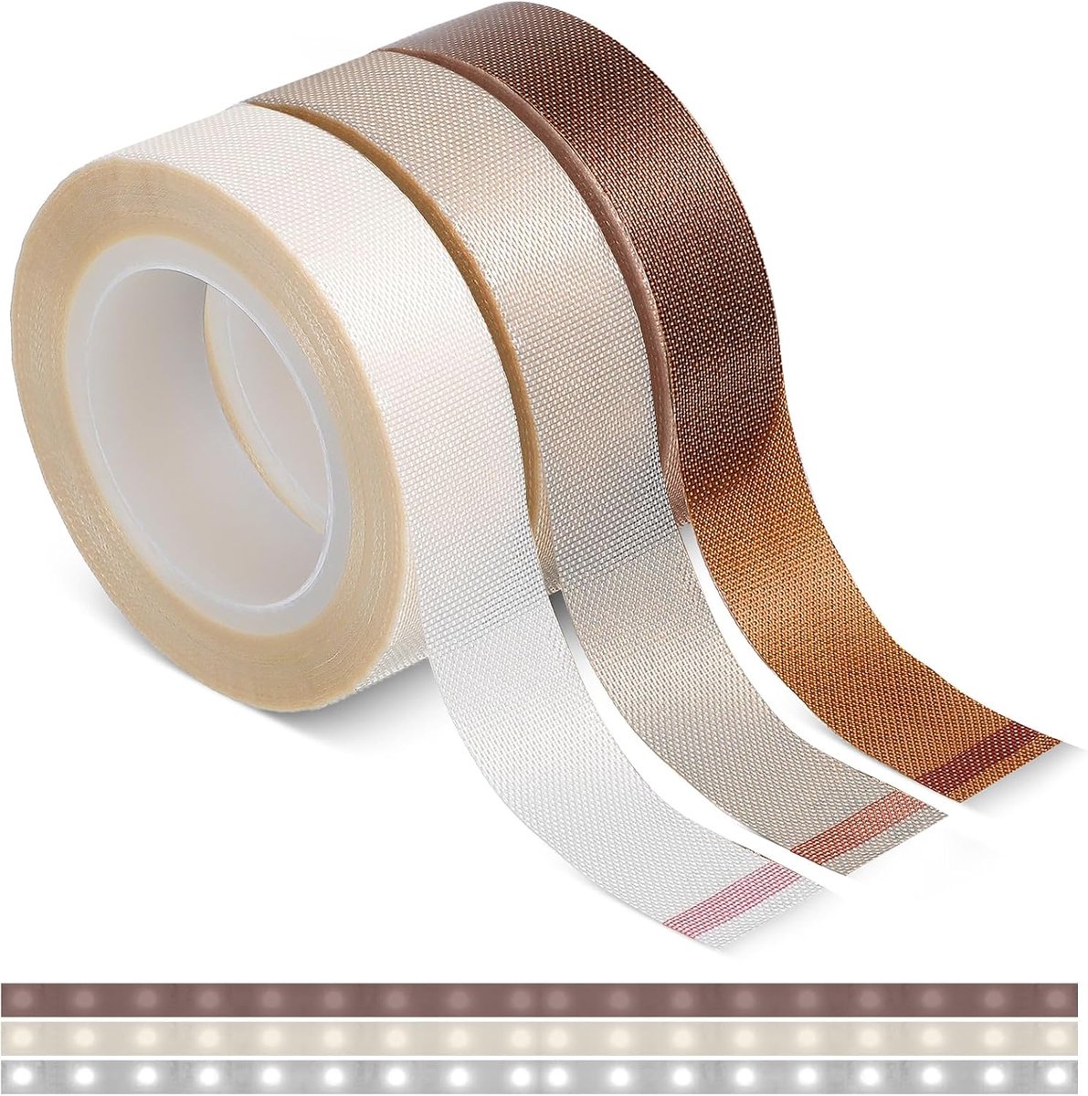 3 rollen verduisteringsband, ledstrip, afdekking, dimmen, lichtdimming, voor led-strip, tv-achtergrondverlichting, keuken, slaapkamer, decoratie