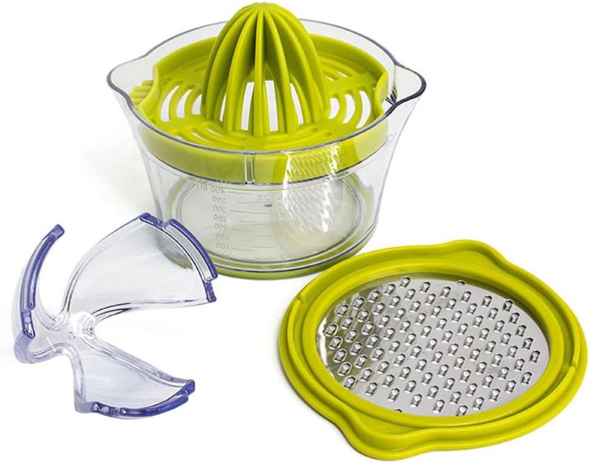 Hand Oranje Juicer, Multifunctionele Fruit Squeezer Plastic Maatbeker voor Lime Aardbei Citrus