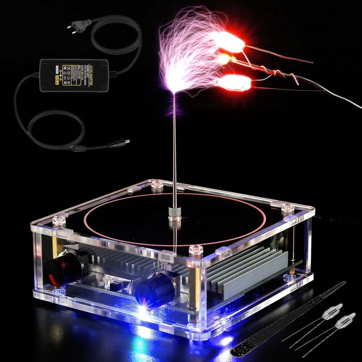 Muziekspoel, Tesla Muziekdoos, Tesla Muziekspoel, Tesla Muziek Spoel, Touch Kunstmatige Flash, Arc Generator, Wetenschap Onderwijs Experiment Model
