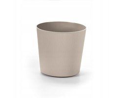 Euro3Plast FYRE 35 Beige Bloempot - Stijlvol & Duurzaam voor Tuin & Terras