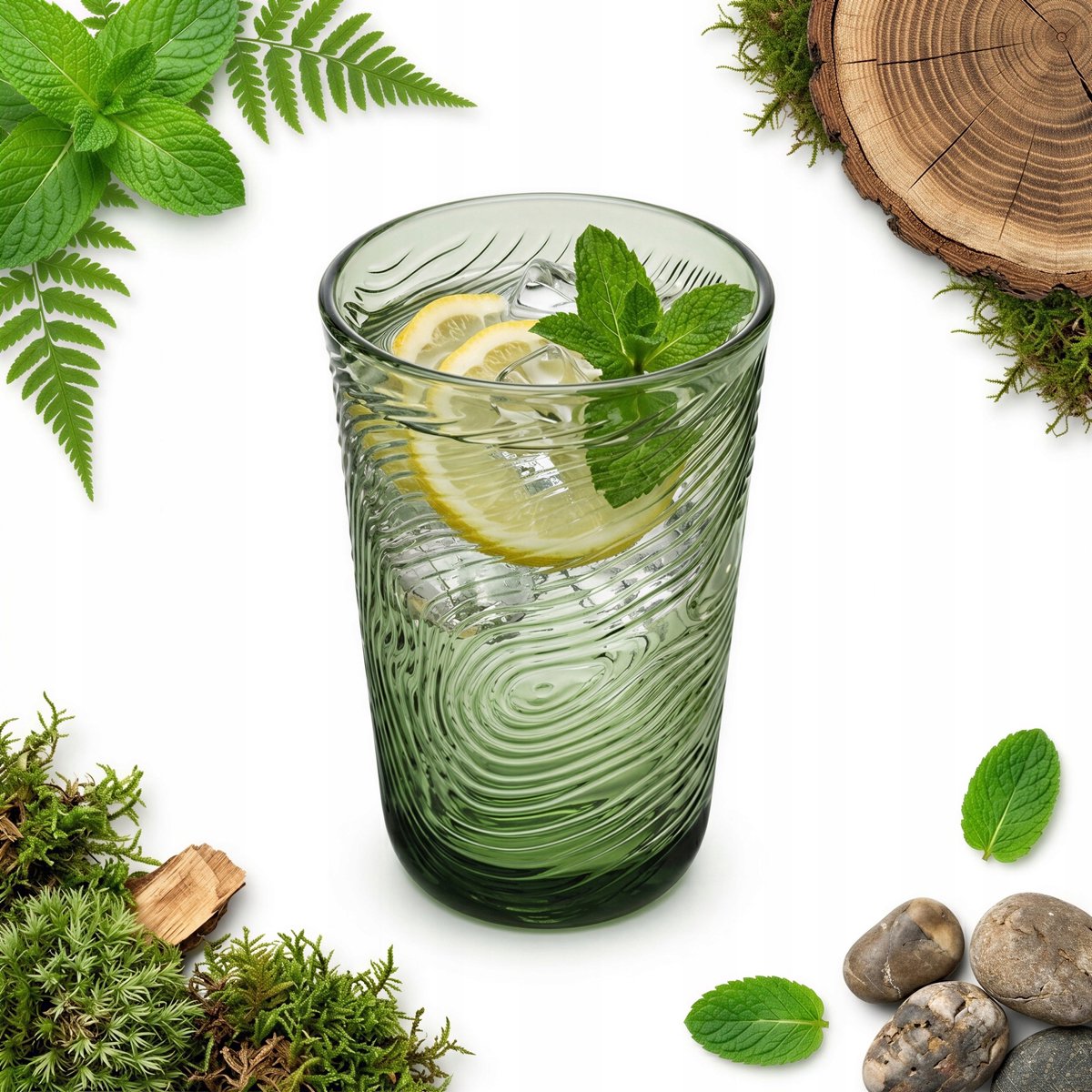 Sokomedica Arbre Groene Glazen Drinkglas 300 ml