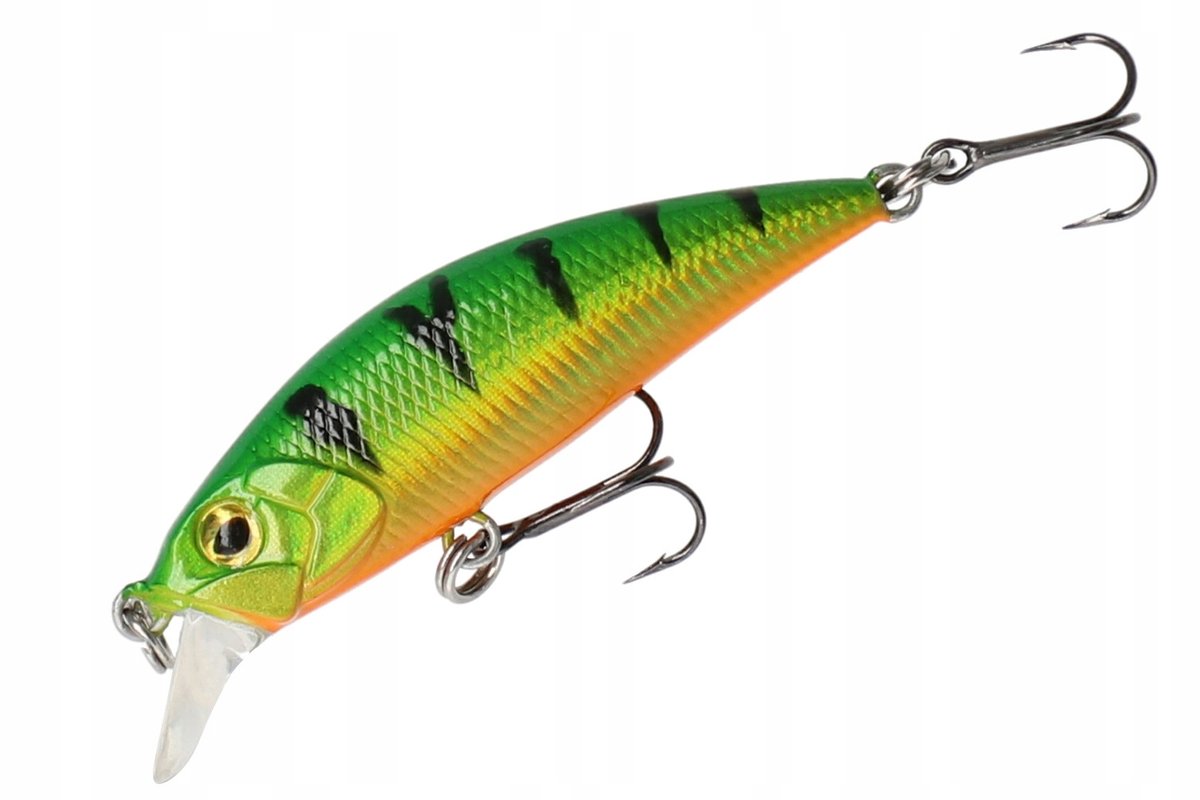 Mikado Flamenco Wobbler 4,5cm FireTiger - Tonend, voor Baars & Forel
